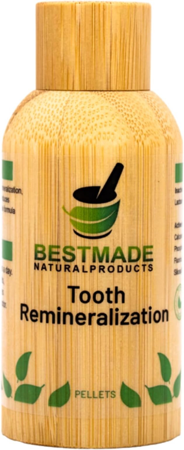 Bestmade Tooth Remineralization Support - Cell Salt Combination to Reduce Sensitivity, Protect Enamel & Strengthen Teeth, Natural, Homeopathic, Non-Toxic, 350 Pellets
