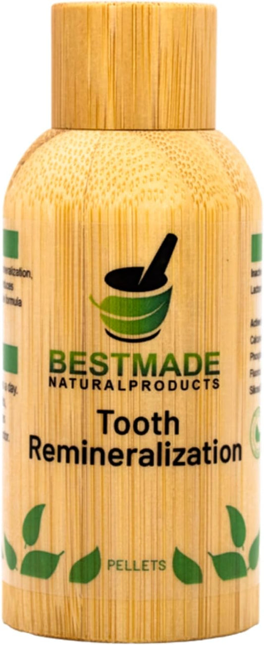 Bestmade Tooth Remineralization Support - Cell Salt Combination to Reduce Sensitivity, Protect Enamel & Strengthen Teeth, Natural, Homeopathic, Non-Toxic, 350 Pellets