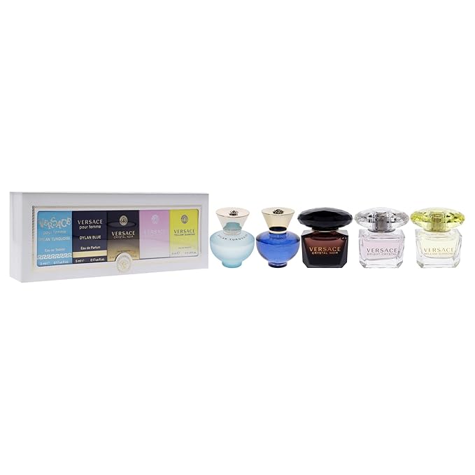 Versace Miniatures Collection by Versace for Women - 5 Pc Mini Gift Set