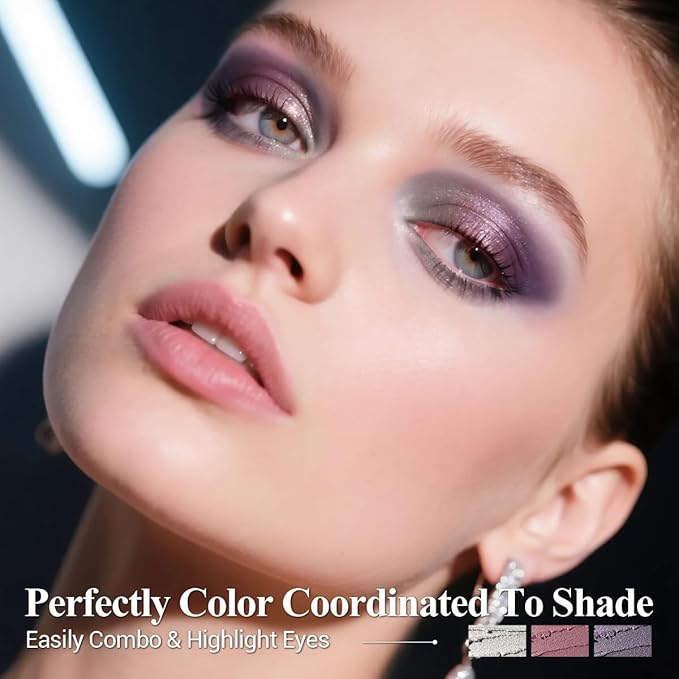 Classic 3PCS Neutral Eyeshadow Stick Set, Matte Cream Eye Shadow Eyeliner Brightener Pencil Crayon, Halloween Makeup - Astral Dawn