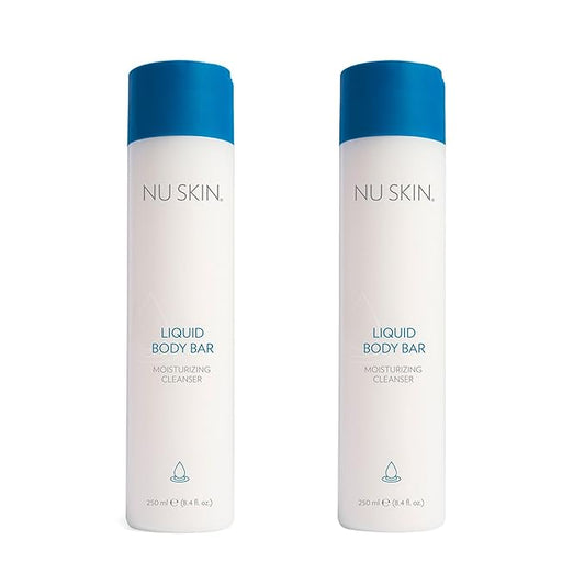 Nu Skin Liquid Body Bar | Moisturizing Cleanser for Soft, Refreshed Skin | Gentle Body Wash with Light, Invigorating Fragrance | 8.4 oz | 2 Pack