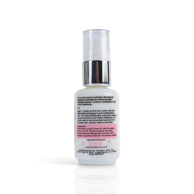 Face Oil for Women – Restorative Blend with Grape Seed, Olive & Bergamot – Age-defying Skin Care for Radiant, Firm Look – Renew Facial Oil (1 oz)