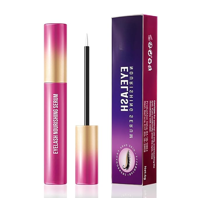 Eyelash Serum, Lash for Eyelash Growth & Brow Care | Clear Lash Growth with Mascara Tube, Vegan Eye Serum Formula for Fuller, Longer & Thicker Looking Lashes