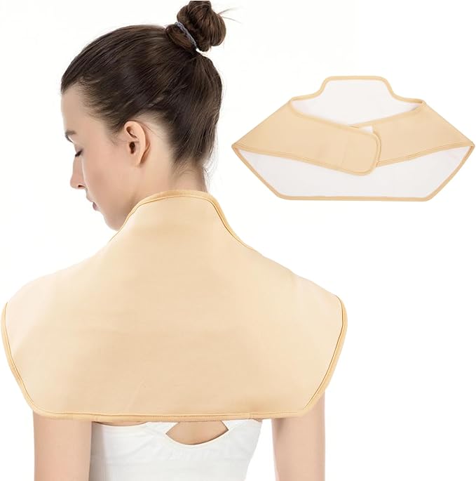 1PCS Castor Oil Neck Shoulder Wrap, Castor Oil Wraps for Shoulder and Neck Massage, Reusable Castor Oil Pack Wrap, Soft Comfort Castor Oil Compress for Men Women, Effective Relaxation
