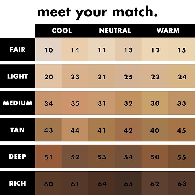 e.l.f. Soft Glam Foundation, Medium Coverage, Long-Lasting & Buildable Foundation For A Smooth, Satin Finish, Vegan & Cruelty-Free, 43 Tan Cool