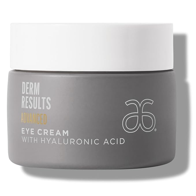 Arbonne DermResults Advanced Eye Cream with Hyaluronic Acid – Hydrating Under Eye Cream – Gentle Formula for All Skin Types 0.5 oz (15 g)
