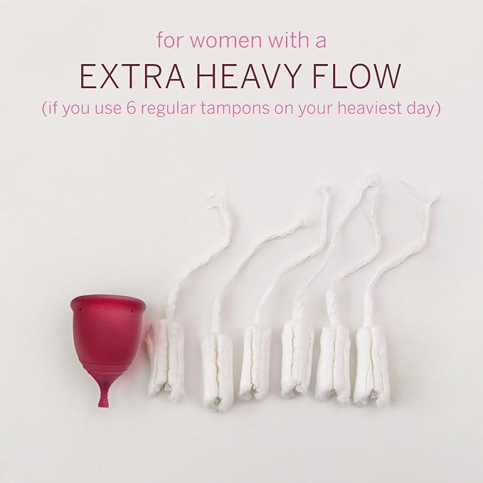 Pixie Soft Menstrual Cup - Ranked 1 for Most Comfortable Reusable Period Cup - Buy One We Give One - Includes Ebook Guide, Cleaning Wipes, Lube, & Storage Bag - Tampon and Pad Alternative