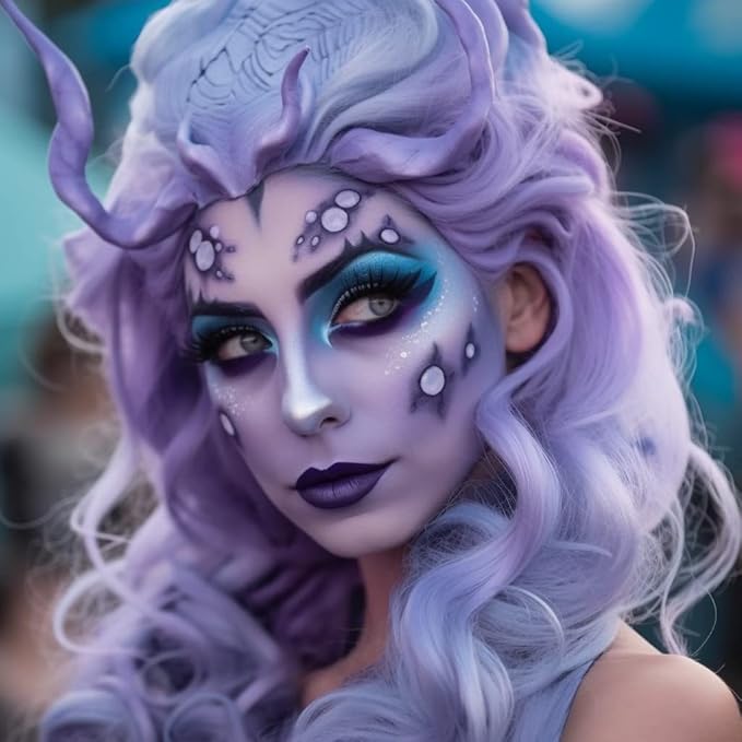 Face and Body Paint Light Purple Macaroon Color (30gm)Non-Toxic Paint for Children and Adults Halloween Makeup, Costumes, Festivals