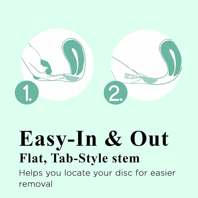 SHORDY Reusable Menstrual Disc (Small), 100% Medical-Grade Silicone, Flexible & Leak-Free Period Disc, Eco Friendly Feminine Hygiene & Care | Tampons, Pads & Cups Alternative (Green)