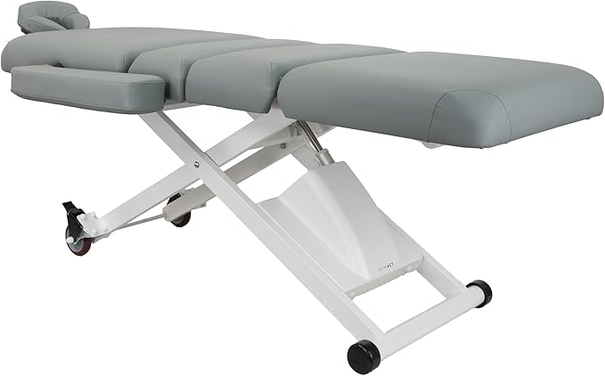 SKINACT Cleo Electric Spa Treatment Table, Facial Massage Bed ADA Compliant (Gray)