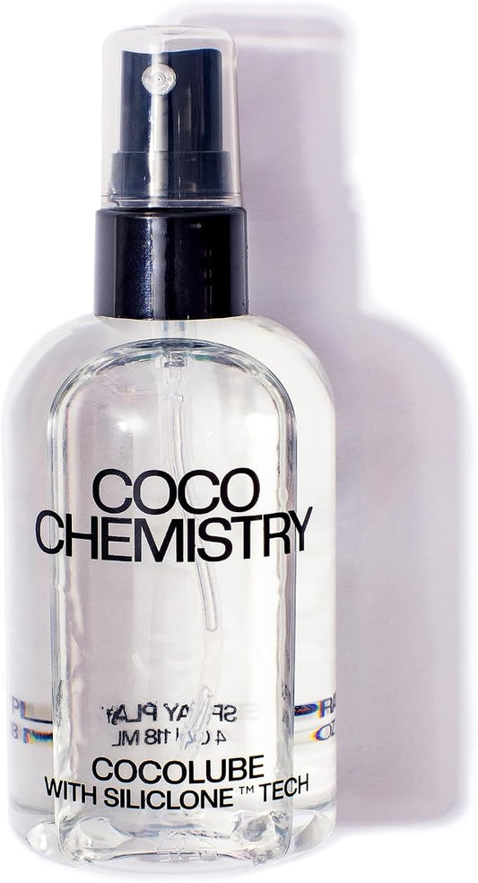 Cocolube Spray - 4oz Coconut Oil Hydrating Body and Massage Oil with SiliCLONE Technology, Lightweight, Non-Greasy Moisturizer for Skin and Hair, Silicone-Free, Travel Size, Ultimate and Comfort