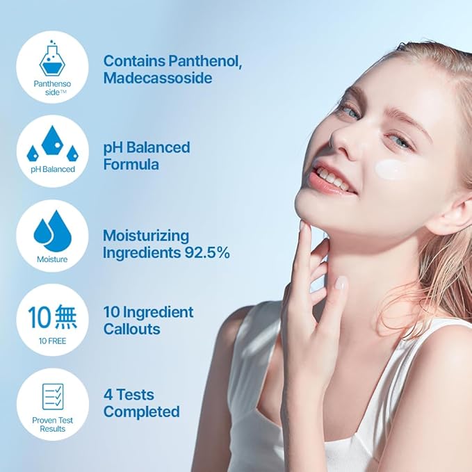 ETUDE SoonJung Hydro Barrier Cream | 92.5% Moisturizing Ingredients, Gel Formula for Soothing, pH Balanced Moisturizer for Hydrating, Panthenol, Madecassoside, Non-comedogenic, 2.53 Fl Oz (Tube Type)