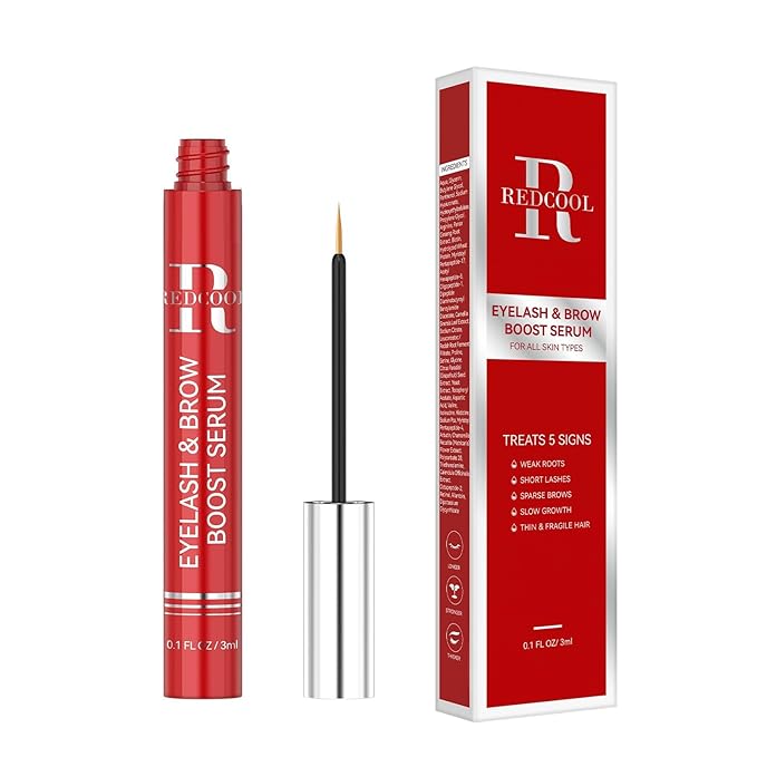 Eyelash Serum with Peptides & Biotin – Lash Enhancing Serum for Fuller-Looking Lashes, Helps Condition, Strengthen & Reduce the Look of Lash Breakage