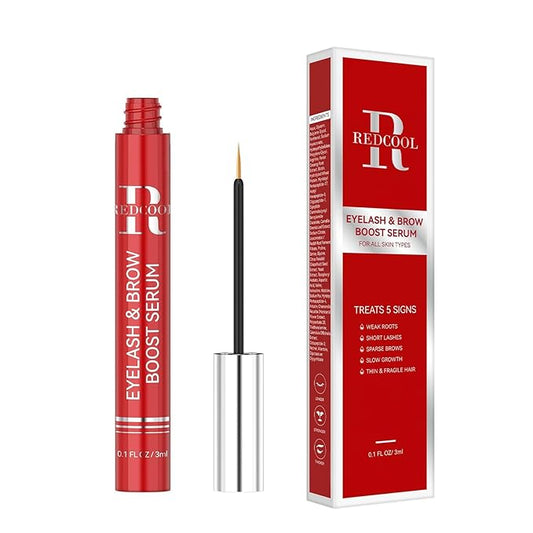 Eyelash Serum with Peptides & Biotin – Lash Enhancing Serum for Fuller-Looking Lashes, Helps Condition, Strengthen & Reduce the Look of Lash Breakage