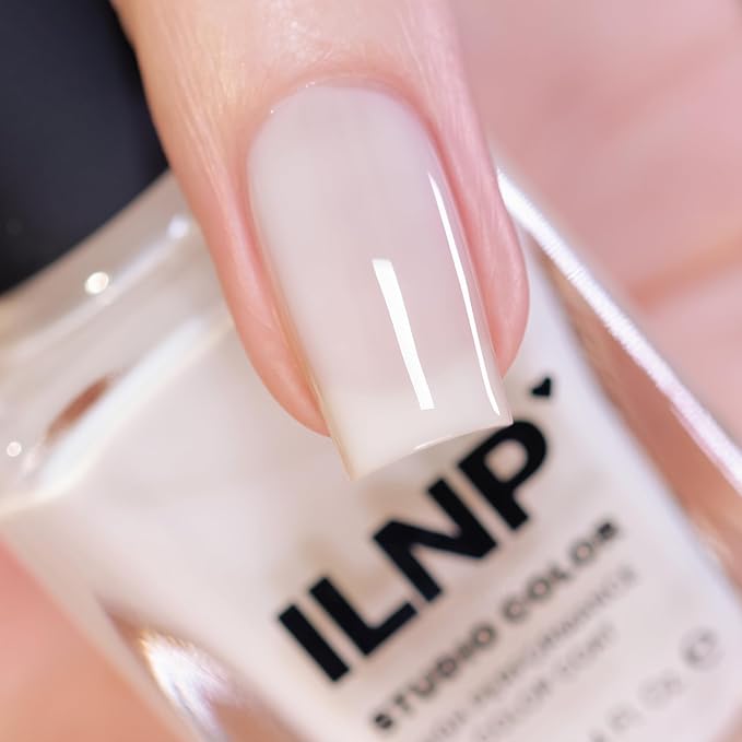 ILNP Coconut Cream - Sheer Milky White Jelly Studio Color Nail Polish