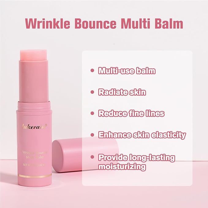 2 Pcs Multi Balm Stick, Moisturizing Lip Balm Reduce Wrinkle, Eye Cream Skin Care, Party Gift, Make Up Base for Women