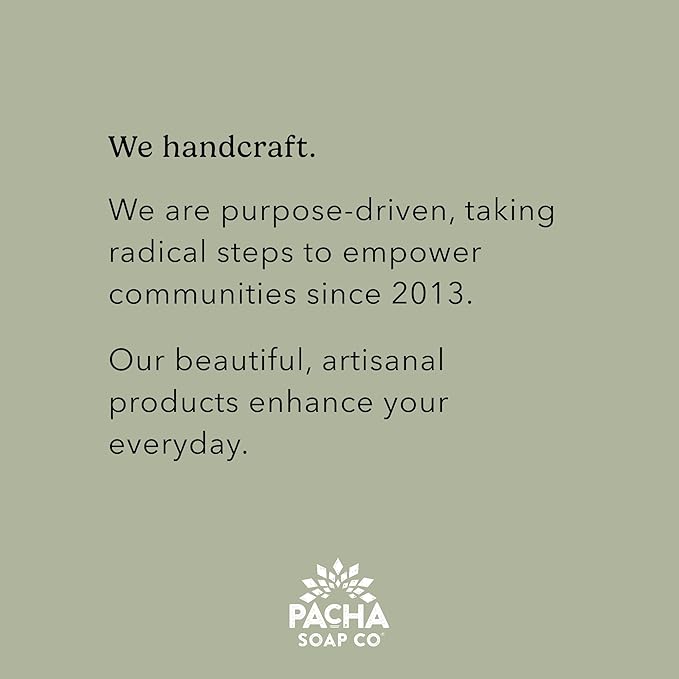 PACHA SOAP Variety Bar Soap Set 2 Pack | Classic Scents | Trial & Travel Size | Premium, Hydrating, Clean Ingredients | Hand Cleanser, Face & Body Wash | Handcrafted in the USA, 7 oz Each