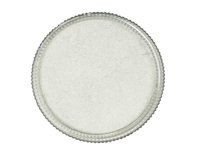 Face and Body Paint Pearl Silver(30gm) Non-Toxic High-Quality Paint for Children and Adults Halloween Makeup, Costumes, Festivals