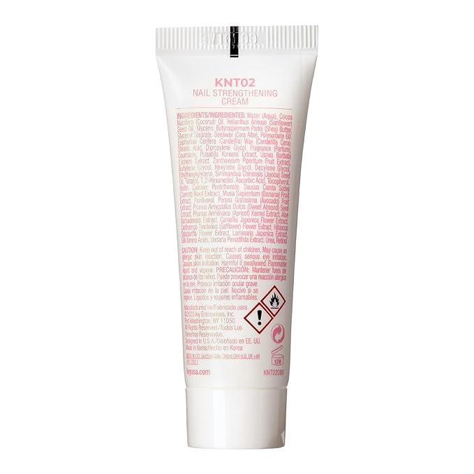 Kiss New York Nail Strengthening Cream with Coconut Oil, Nail Growth & Conditioning Cream Nail Treatment, Made in Korea
