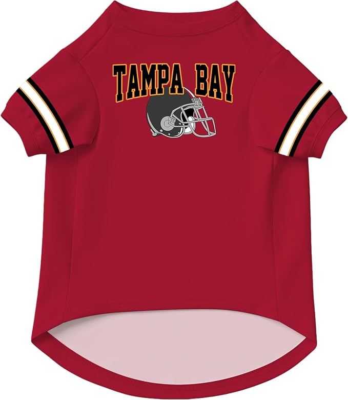 Tampa Dog Clothes Personalized Pet Jersey T-Shirt Custom Name Number