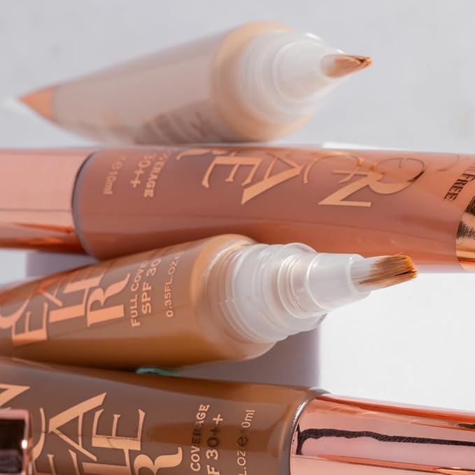 Beauty Hide and Chic Liquid Concealer – Sand (HC-06) – Full Coverage, Lightweight, Matte Finish, SPF 30++, Vegan, Cruelty-Free – 0.35 fl oz / 10 ml,pack of 1