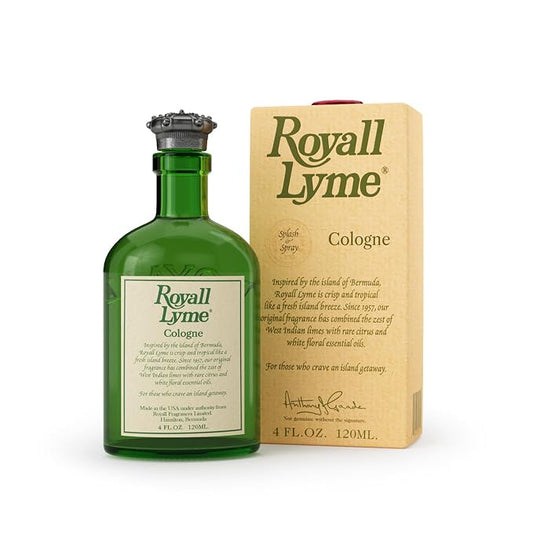 ROYALL LYME, Men's Heritage Cologne, Inspired by Bermuda – 4 Fl oz Spray