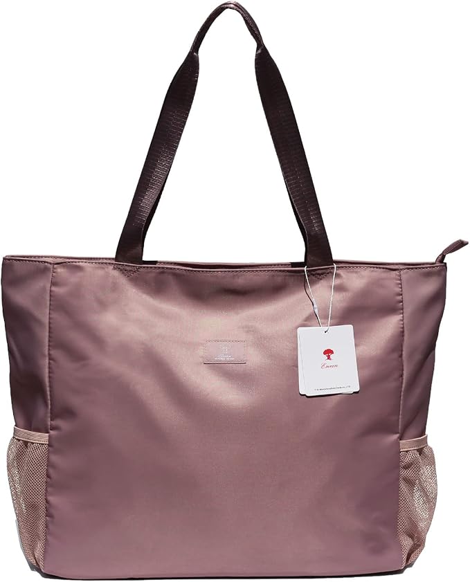 ESVAN LARGE BEACH BAG Water Resistant Lightweight 20 inch Women Oversize Tote Bag for Gym Beach Travel Pool Yoga Nurse