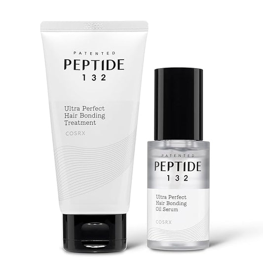 COSRX PEPTIDE 132 Glow Hair Care Set - Bonding Treatment + Bonding Oil Serum