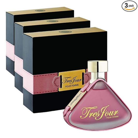 ARMAF Tres Jour EDP Spray Women 3.4 oz (Pack of 3)
