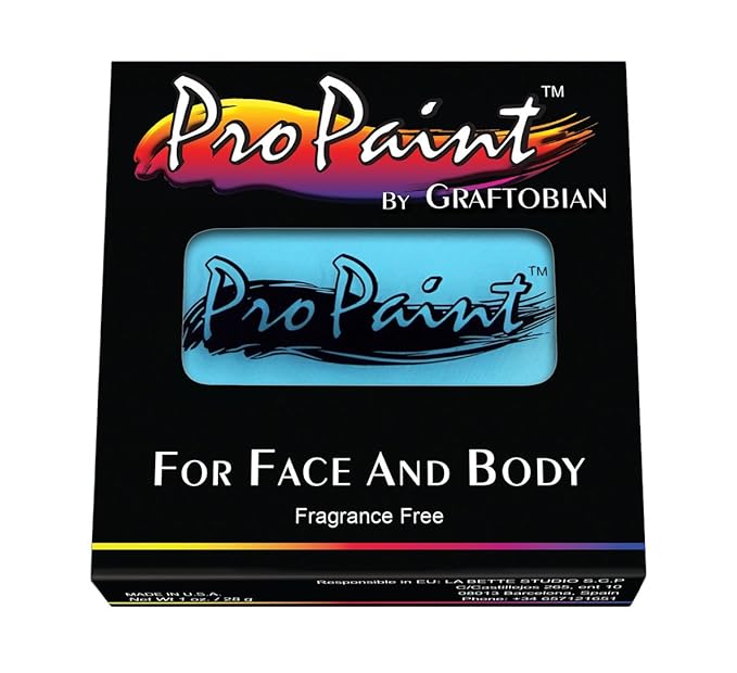 Graftobian Pro Paint Face and Body Paint - Tropic Teal, 30 ml