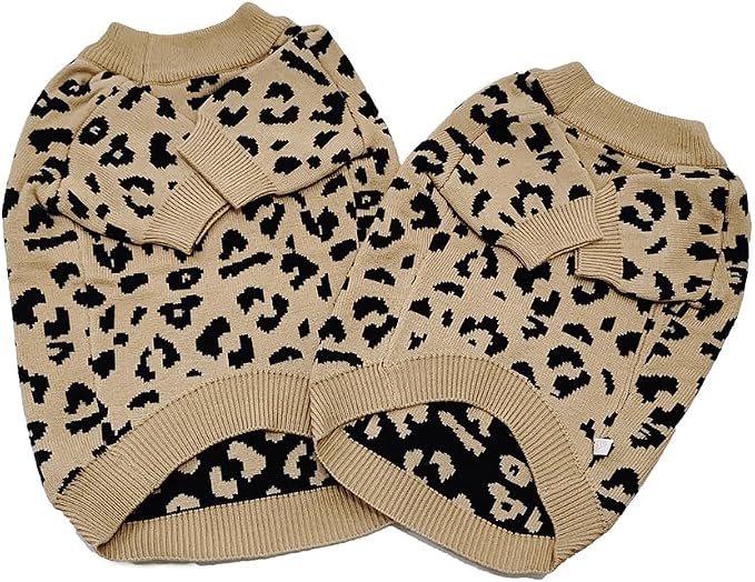 Everything Chic Luxury Dog Sweater – Soft Knit Designer Pet Outfit for Small Dogs & Puppies, XS–L, Stylish Warm Clothing for Yorkies, Chihuahuas, Dachshunds, Maltese, French Bulldog