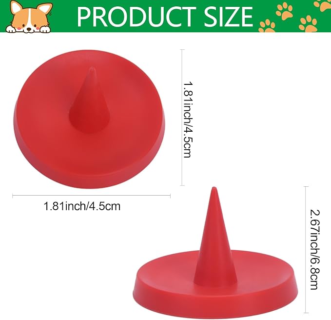 YeeBeny 4 Pack Dog Chew Toy Stopper Plug Fit L XL Kong Freezer Treat Toys