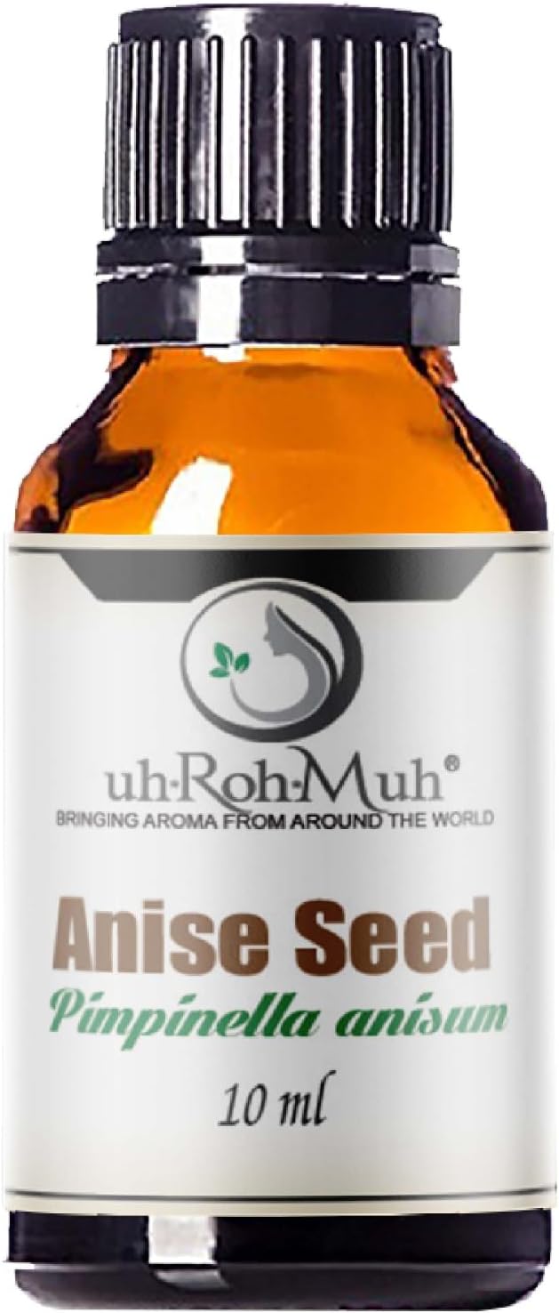Anise Seed Organic Essential Oil - Steam Distilled Pure Pimpinella Anisum Oil for Aromatherapy, Diffusers, Soap Making, Candle Making, Cosmetic Formulations Massage DIY Personal Care - Spain - 10 ml