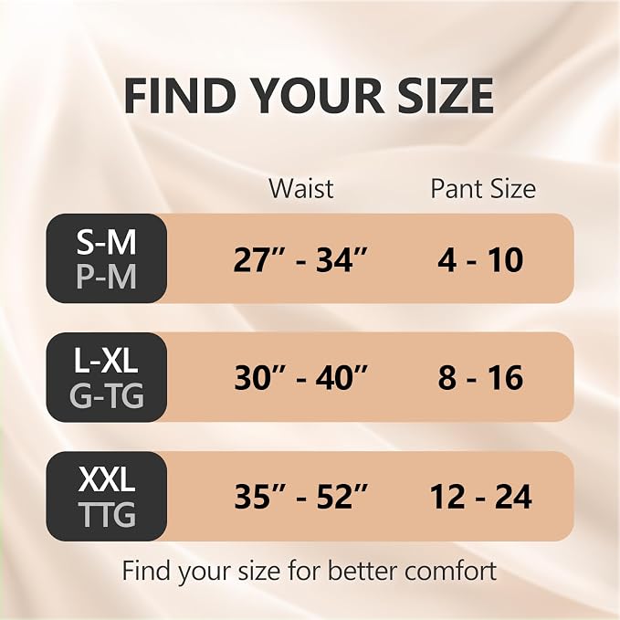 MOLLIS Disposable Period Underwear for Women, Postpartum Panties, Maternity Knickers Heavy Flow Leak Proof, Unscented, Black, XXLarge, 8 Count