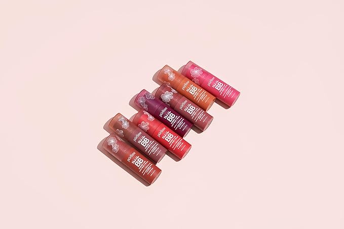 pürlisse Blush Glow Lip and Cheek Tint - Blush Stick for Cheeks and Lips with Vitamin E & Hyaluronic Acid - Hydrating & Buildable 2-in-1 Cream Blush Stick - Summer Coral ( .28 oz)