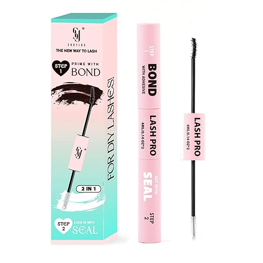 Lash Bond and Seal Waterproof Glue for Eyelash Cluster, Long-Lasting, Strong Hold 72H, Non-Irritating, Latex-Free, 2-in-1 Lash Glue for DIY Lash Extensions at Home