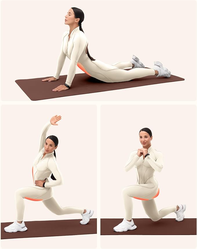 BetterMe Yoga Mat - Non-Slip Exercise Mat for Women - Cushioned Pilates Mat for Home Workouts, Stretching & Hot Yoga - Portable Fitness Mat with Strap