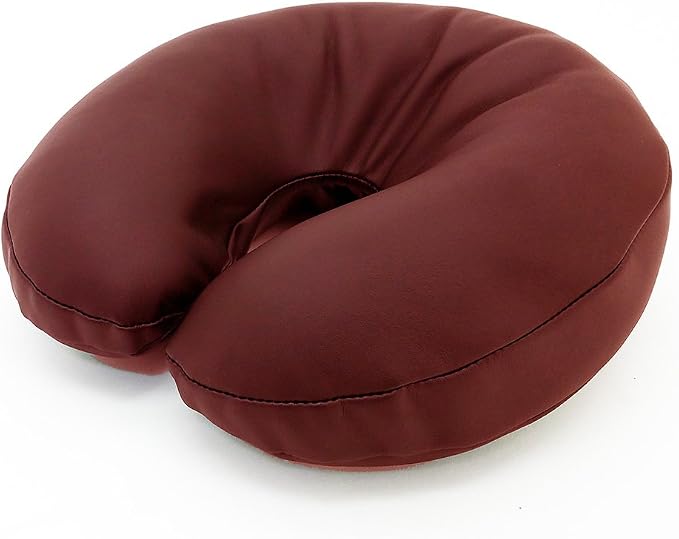 Royal Massage Universal Memory Foam Face Cradle Cushion for Massage Tables – Ergonomic U-Shaped Headrest Pillow with Soft, Easy-Clean PU Leather – Spa & Salon Replacement