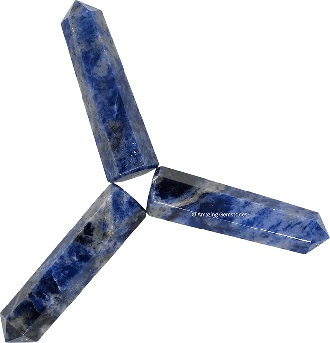 Amazing Gemstone Crystal Points Bulk Healing Crystals & Stones - Premium Single Terminated Healing Wand Point Bulk Crystals for Crafts, Crystal Grid, DIY Work