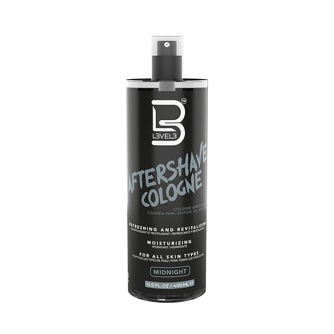 L3 Level 3 After Shave Spray Cologne - Softens Skin - Refreshes and Relieves Face and Skin - Moisturizing Formula Level Three After Shaving - 13.5 oz