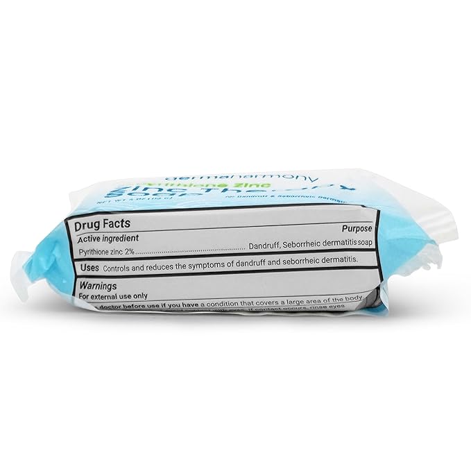 Dermaharmony 2% Pyrithione Zinc (ZnP) Bar Soap 4 oz - Crafted for Those with Skin Conditions - Seborrheic Dermatitis, Dandruff, Psoriasis, Eczema, etc.