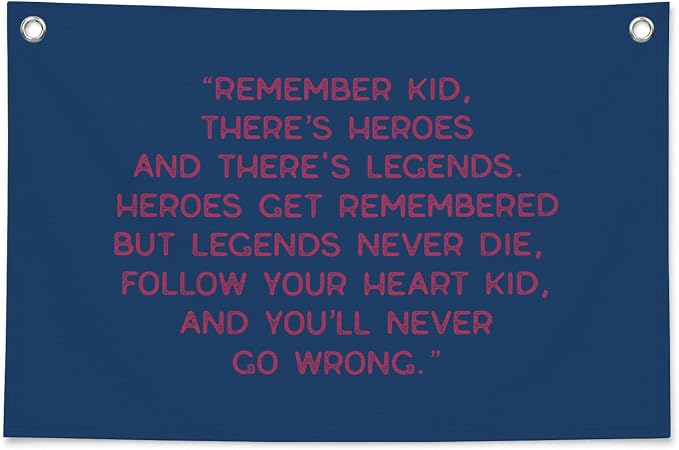 Vintage Baseball Wall Decor for Boys Room, Inspirational Sports Quote Canvas Banner, Retro Baseball Nursery Wall Art for Bedroom Playroom,Baby Shower Gifts,30x20 Inch(Blue)