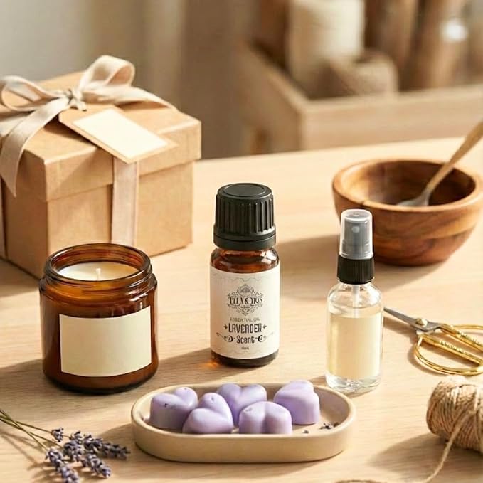 Ella & Iris Home Lavender Essential Oil 40/42, 10ml – Aromatherapy Diffuser Oil for Home, Massage, DIY Blends & Everyday Reset Moments