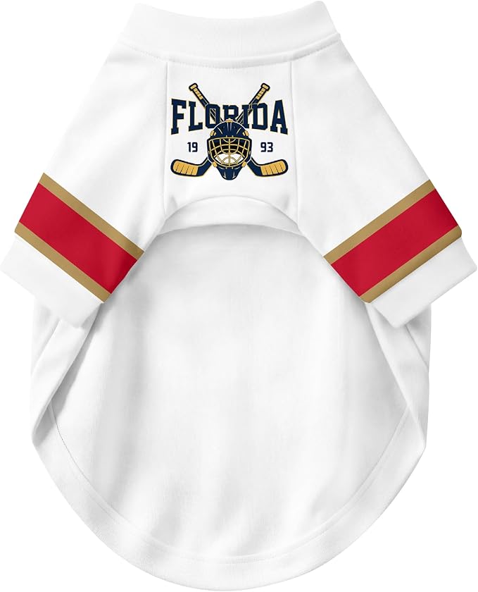Florida Dog Clothes Personalized Pet T Shirt for Dogs Gift | Custom Name Number Jersey Style Pet Shirt for Dog