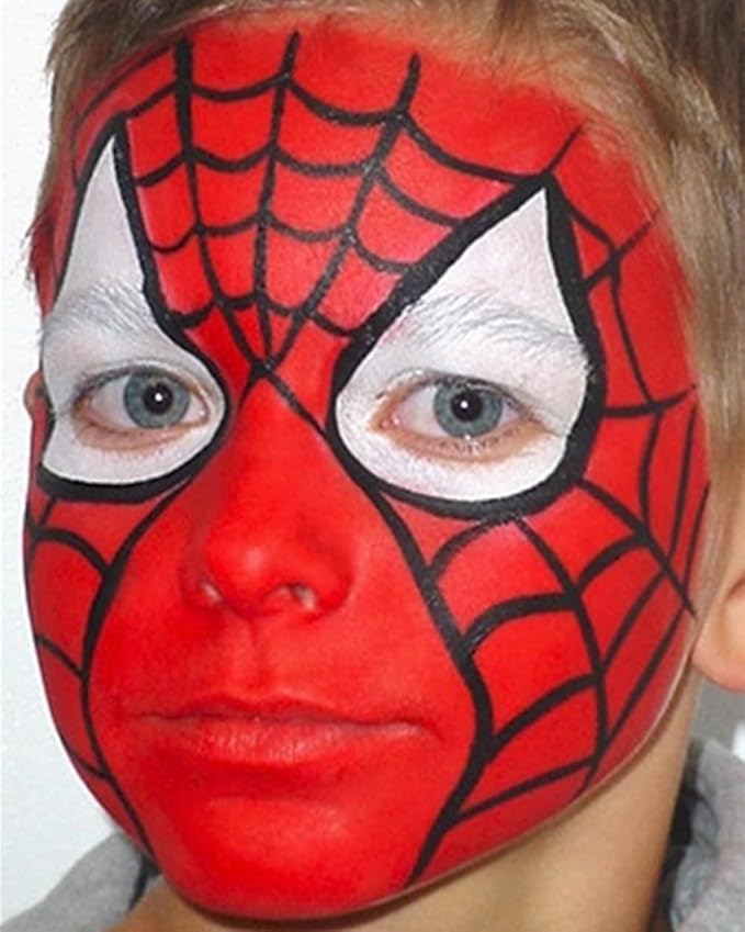 Go Ho Water Based Red Face Body Paint Stick,Non-Toxic Face Painting,Easy-to-use Facepaint for Halloween SFX Zombie Skeleton Devil Clown Cosplay Costume Makeup,0.63oz