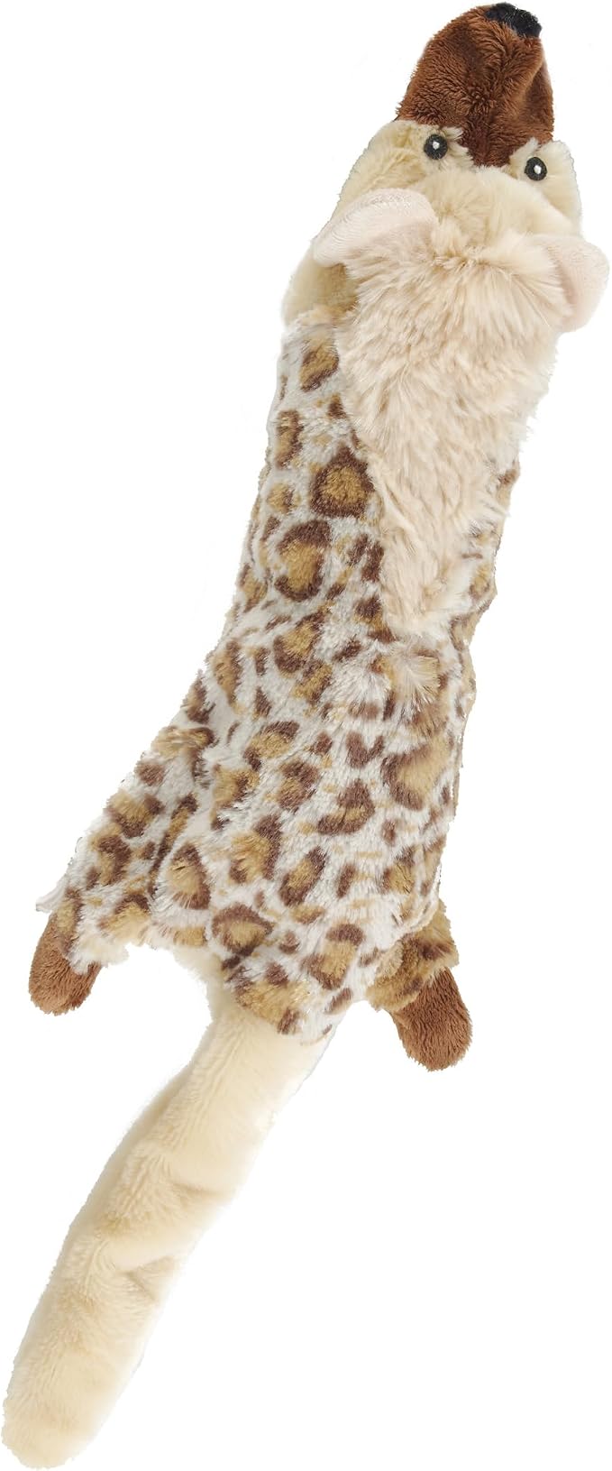 SPOT Skinneeez Big Bite Jackal, Stuffingless Dog Toy with Squeaker and Crunch Bottle, for Moderate Chewers, 18in Interactive Chew Toy