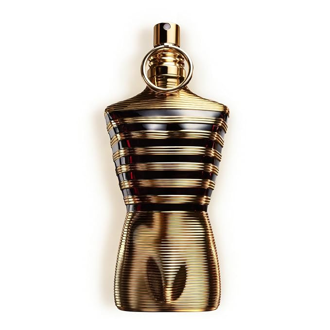 Jean Paul Gaultier Le Male Elixir Parfum - Long Lasting Woody Aromatic Cologne for Men with Lavender, Tonka Bean & Warm Amber - Luxury Elixir Parfum, 4.2 oz