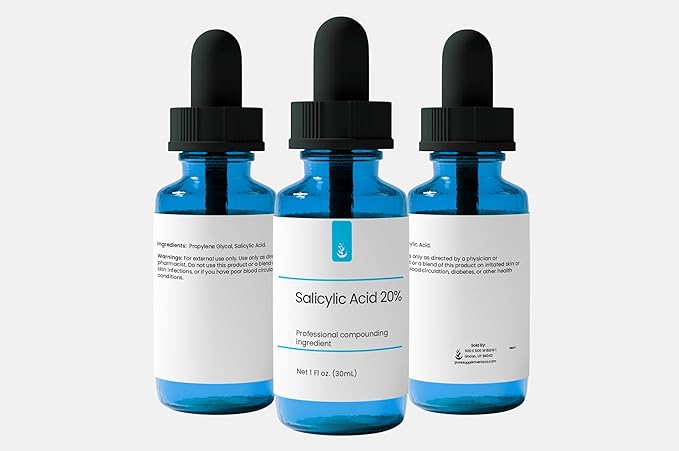 Pure Original Ingredients Salicylic Acid 20% Solution (30 mL), Pure & Simple Serum