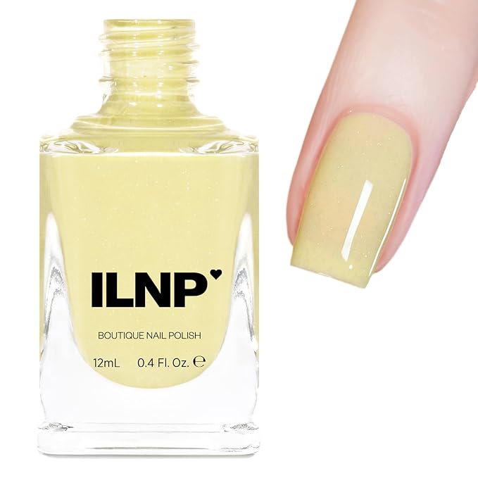 ILNP Lunchbox - Pastel Yellow Holographic Crelly Nail Polish