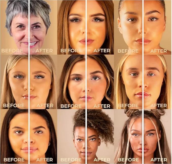 Lux Eyebrow Kit Refill Powder - Soft and Natural Eyebrow Definition for Light Brown/Medium Brows On-The-Go